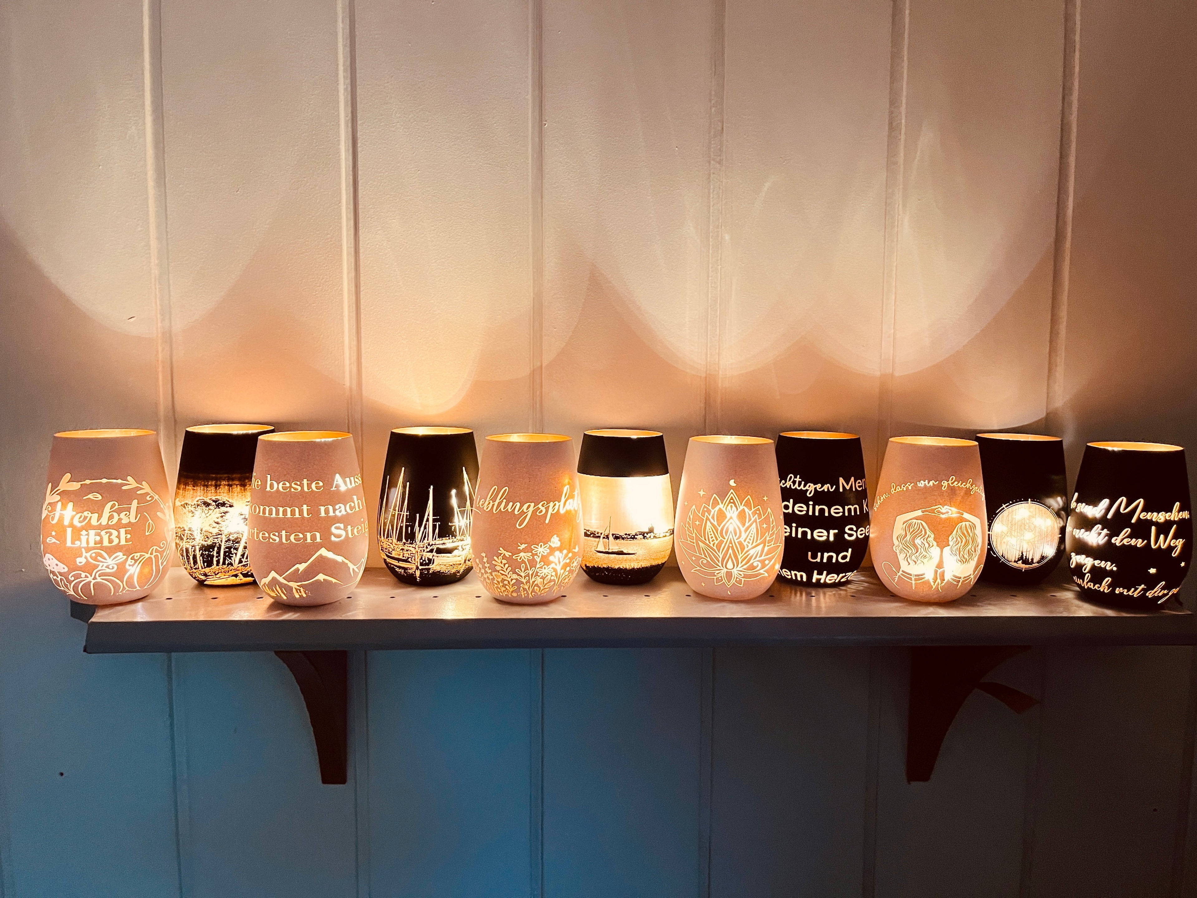 Mein Lieblingswindlicht - Stimmungsvolle Windlichter mit kunstvollen Gravuren – perfekt als Geschenk oder stilvolle Wohnraum-Deko