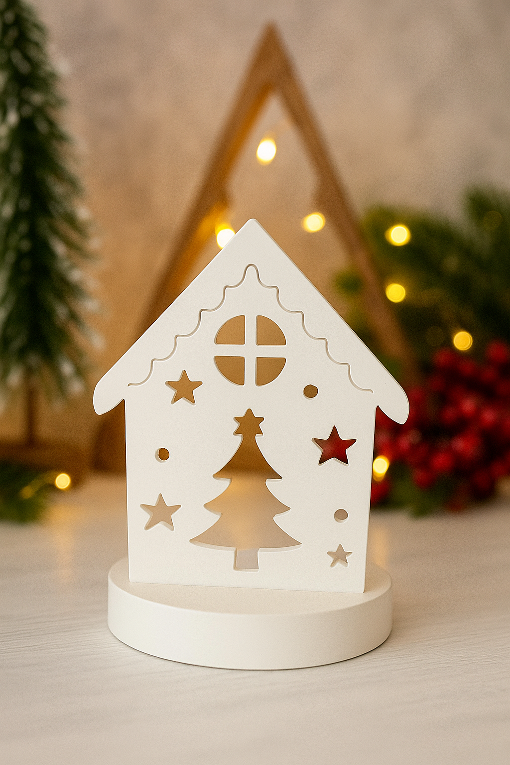 Raysin Teelichthalter & Stecker Set „Tannenbaum“ – Winter & Weihnachtsdeko