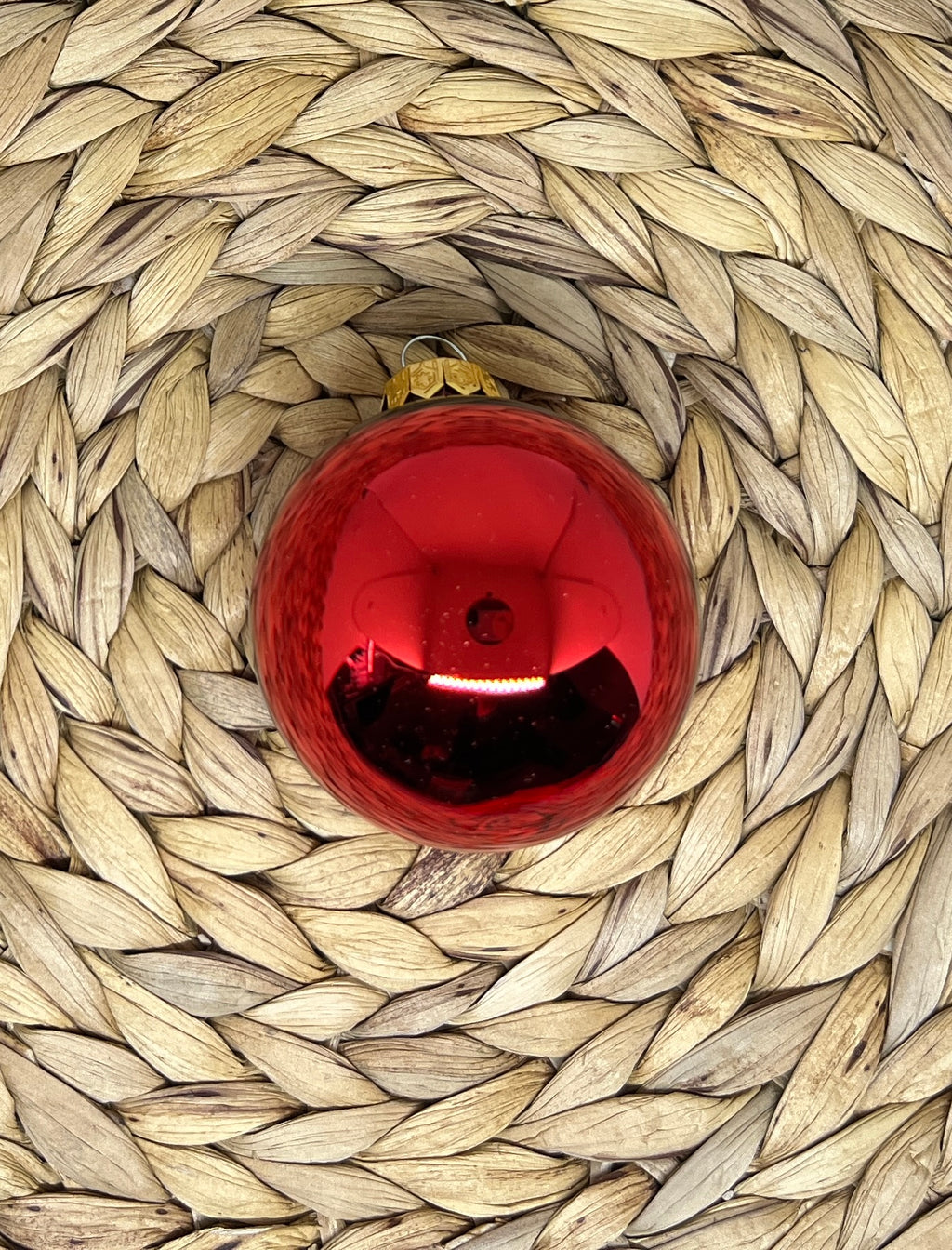 Personalisierte Weihnachtskugel aus Echtglas (6 cm) – Wunschtext & viele Farben